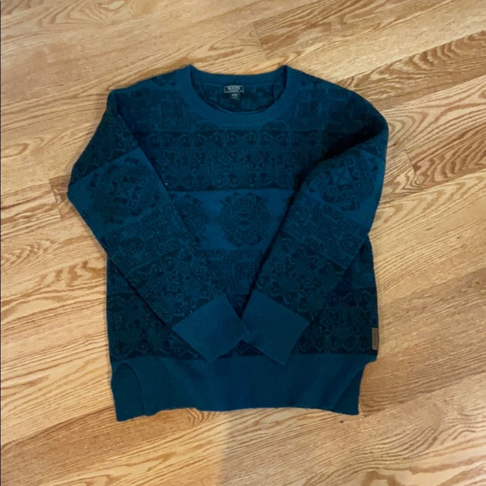 Roots wool sweater